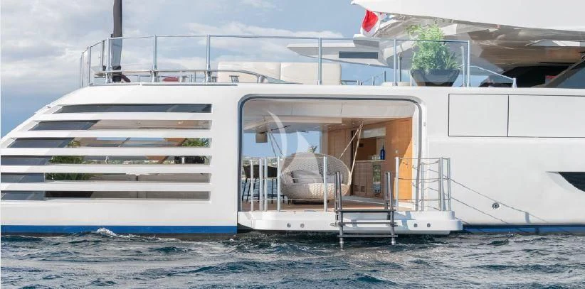 a boat on the water aboard LEL Yacht for Sale