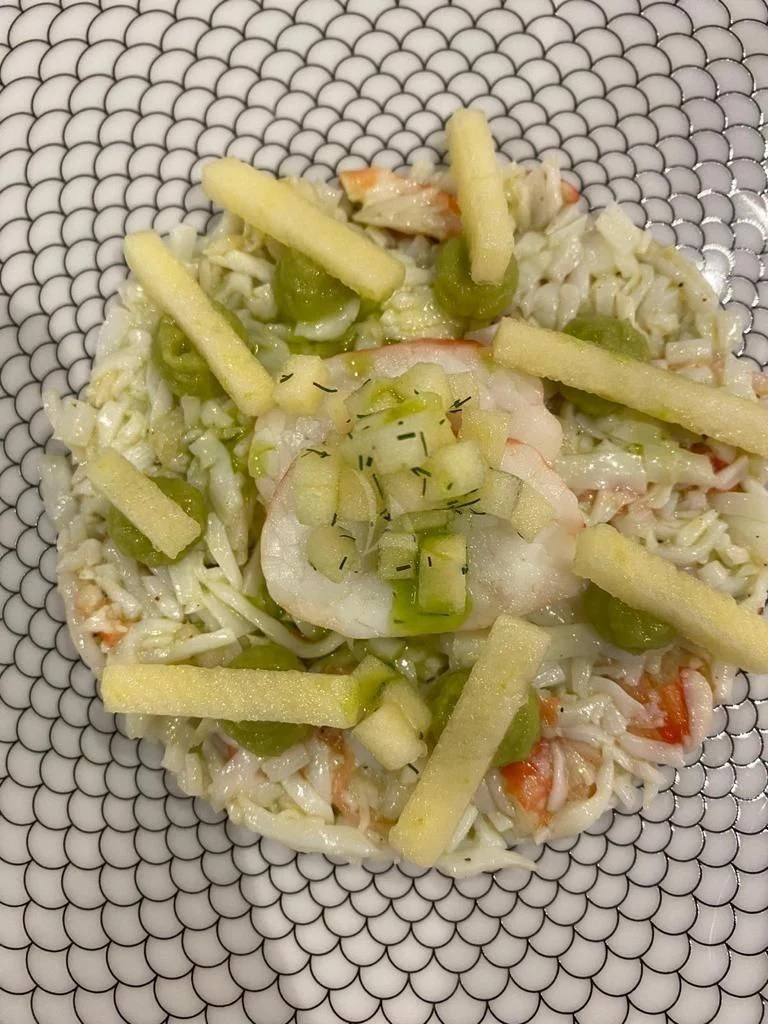 a bowl of food aboard LEL Yacht for Sale