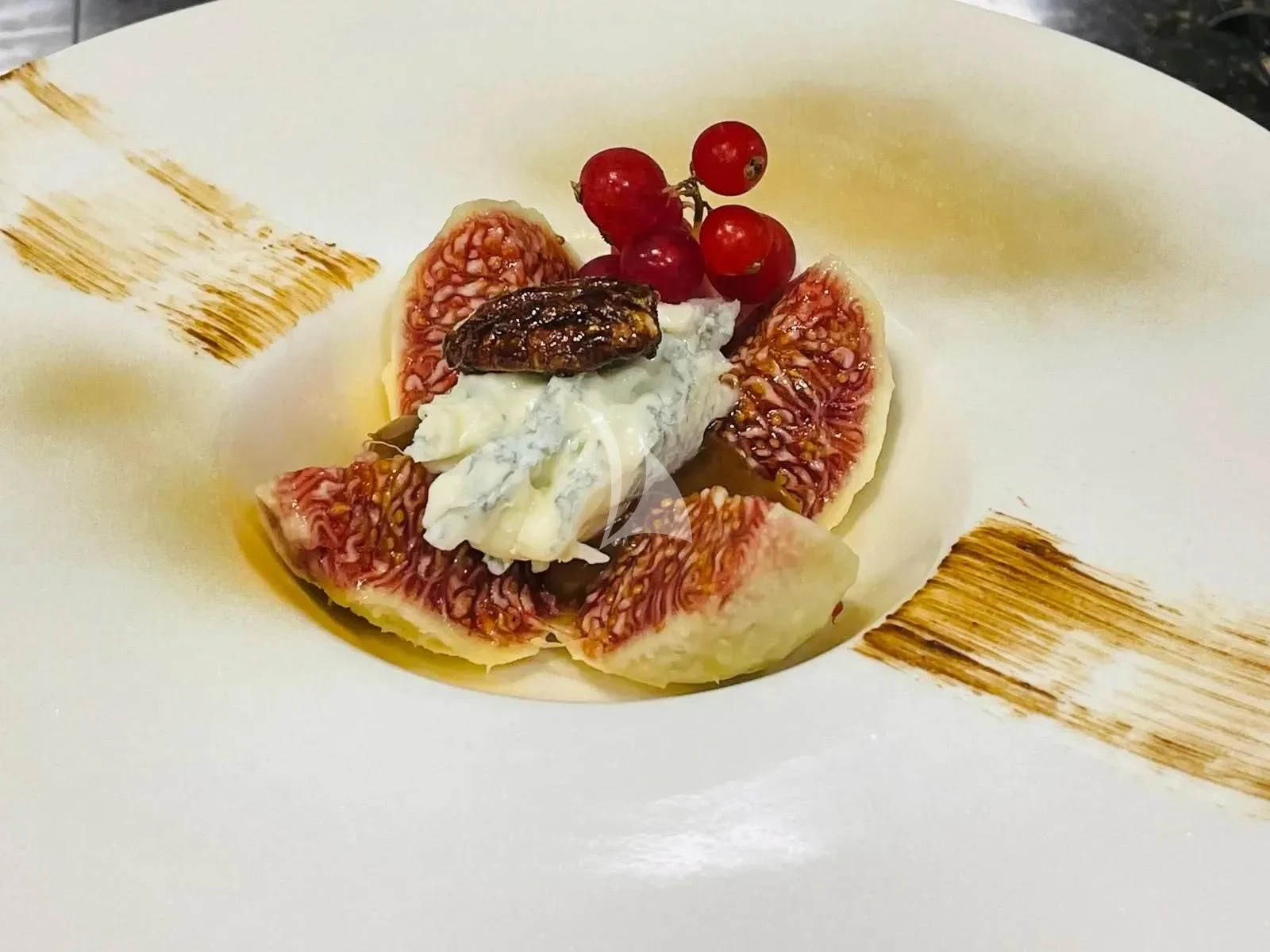 a plate of food aboard LEL Yacht for Sale