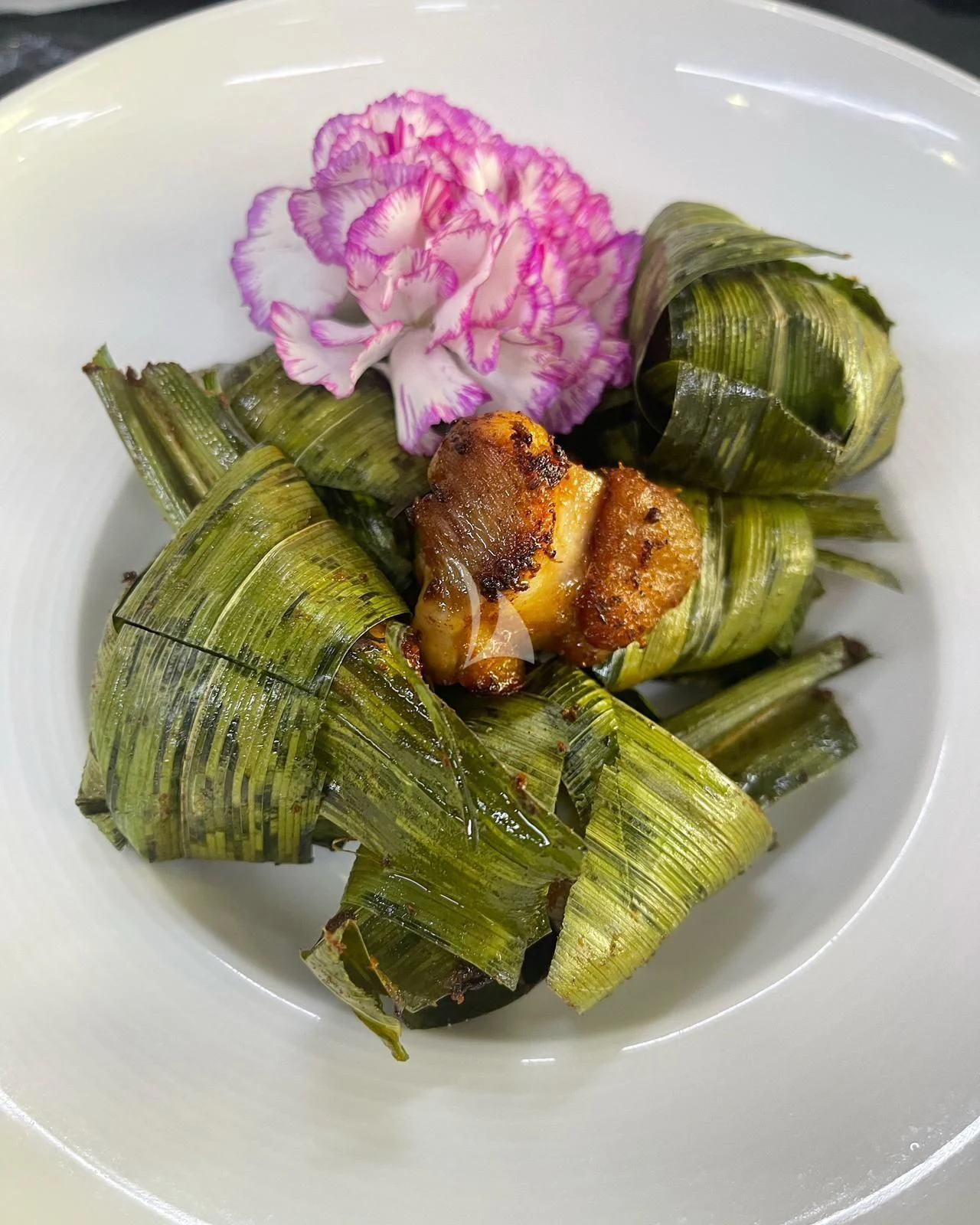 a plate of food aboard LEL Yacht for Sale