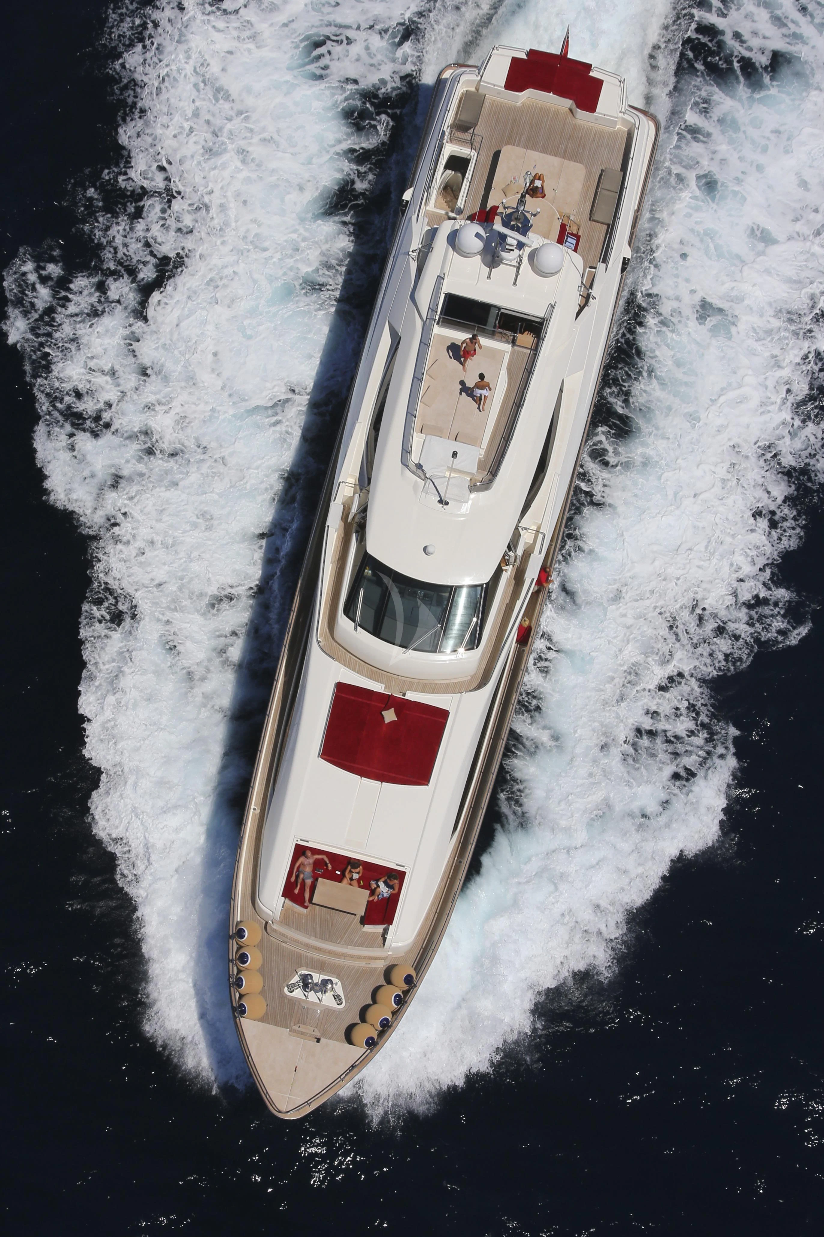 a space shuttle on a surface aboard THALYSSA Yacht for Charter