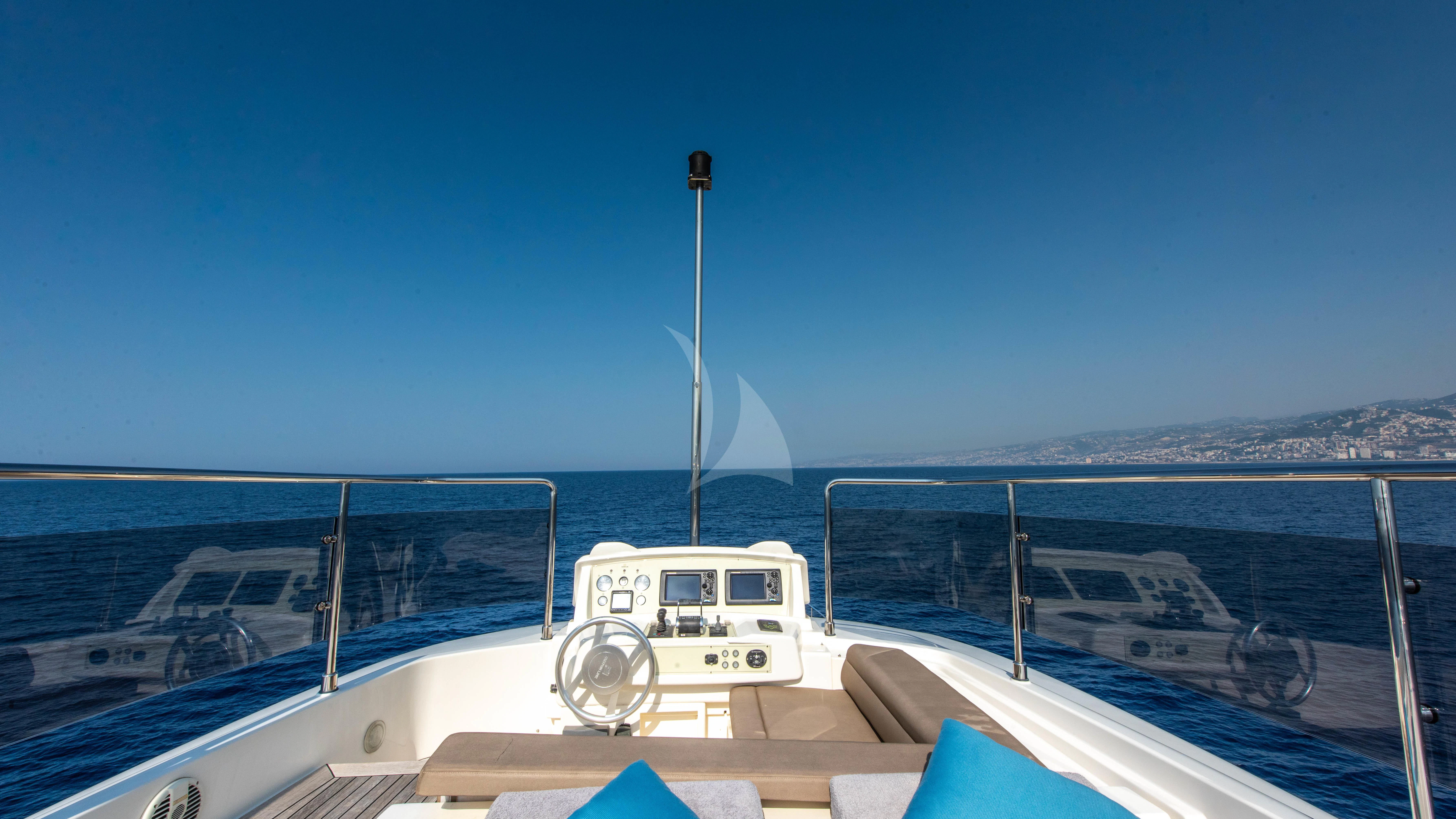 a boat on the water aboard THALYSSA Yacht for Charter