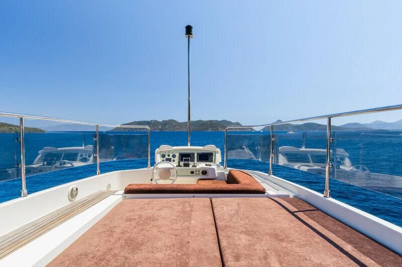 a boat on a body of water aboard THALYSSA Yacht for Charter