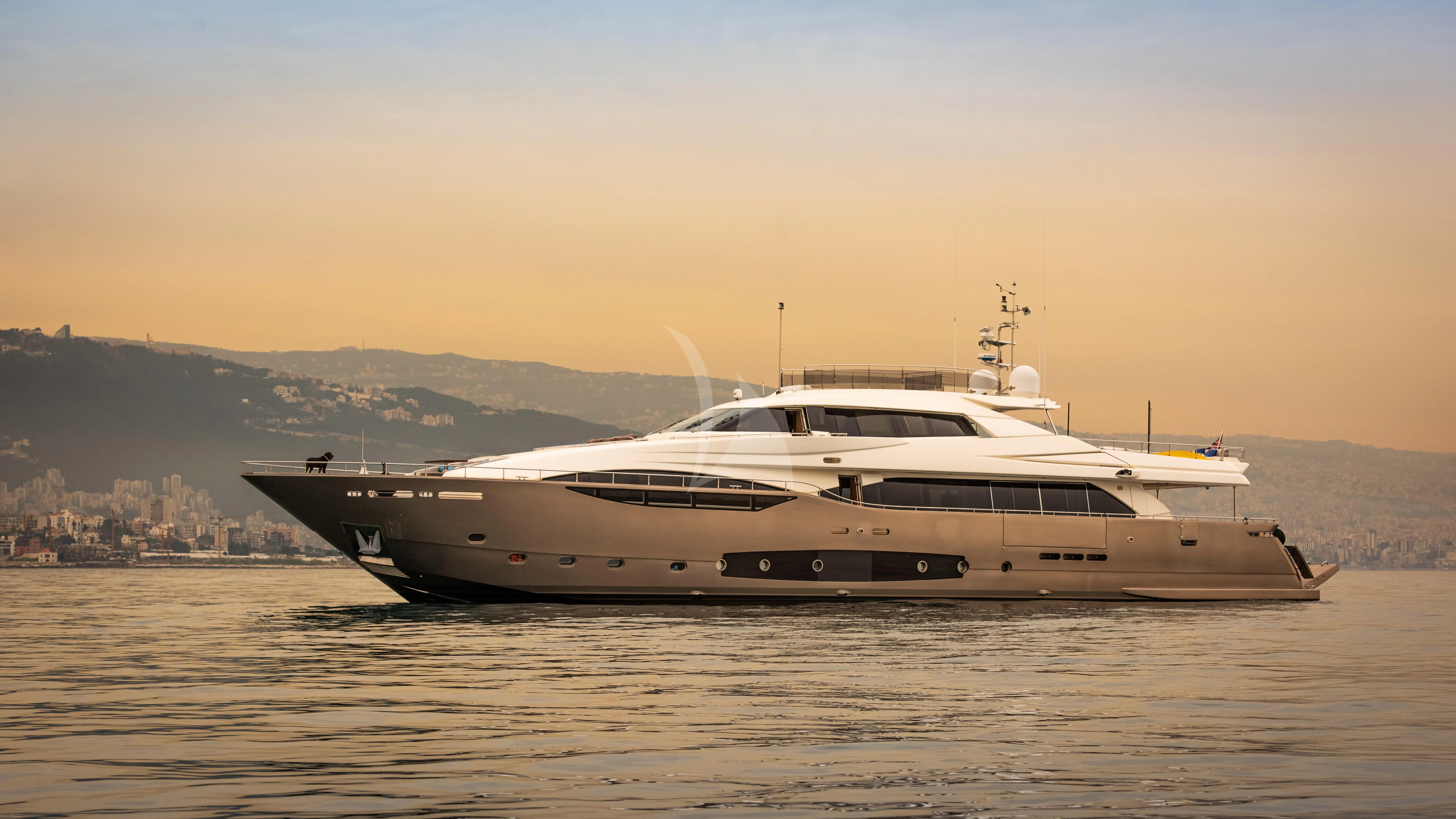 a boat in the water aboard THALYSSA Yacht for Charter