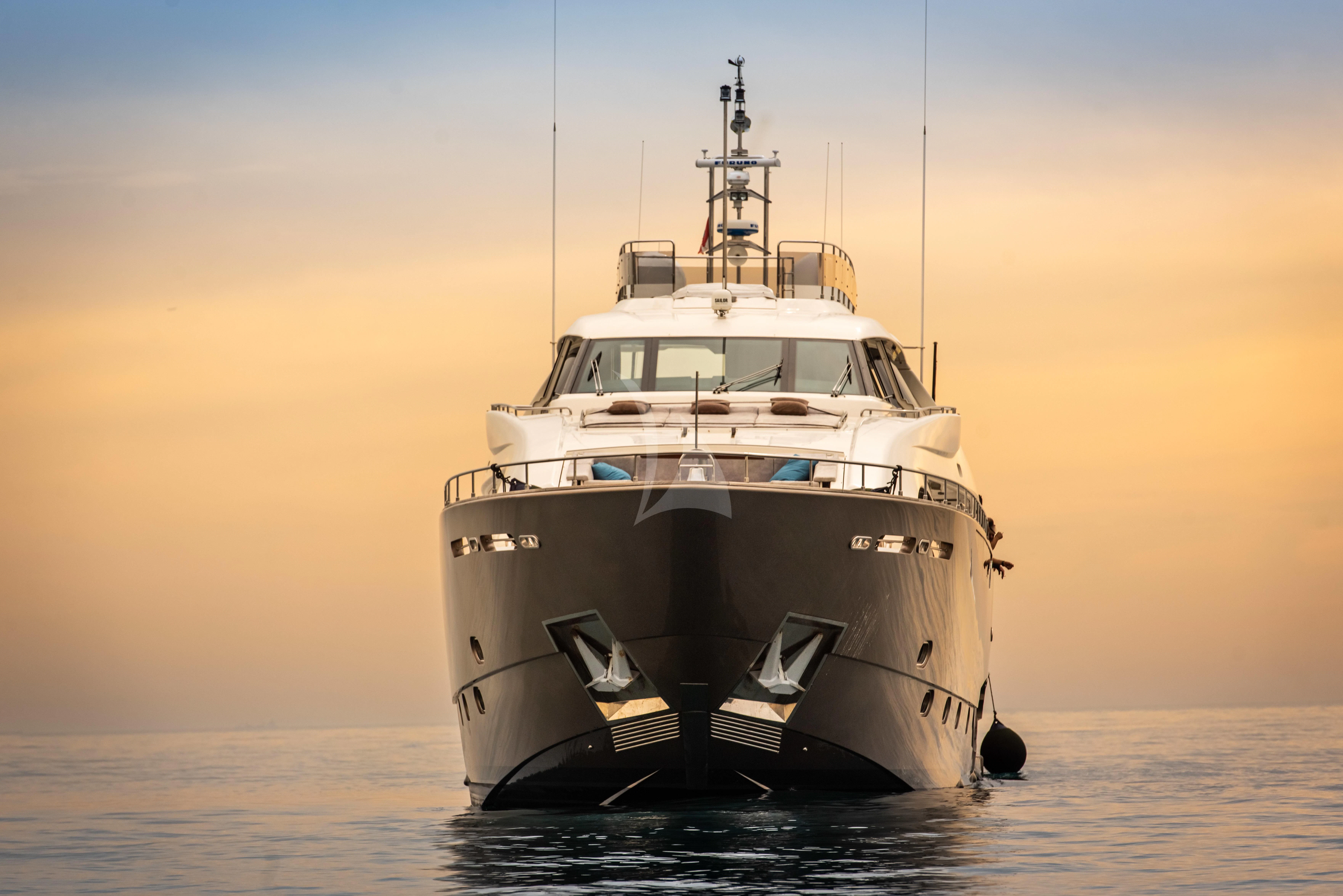 a boat in the water aboard THALYSSA Yacht for Charter