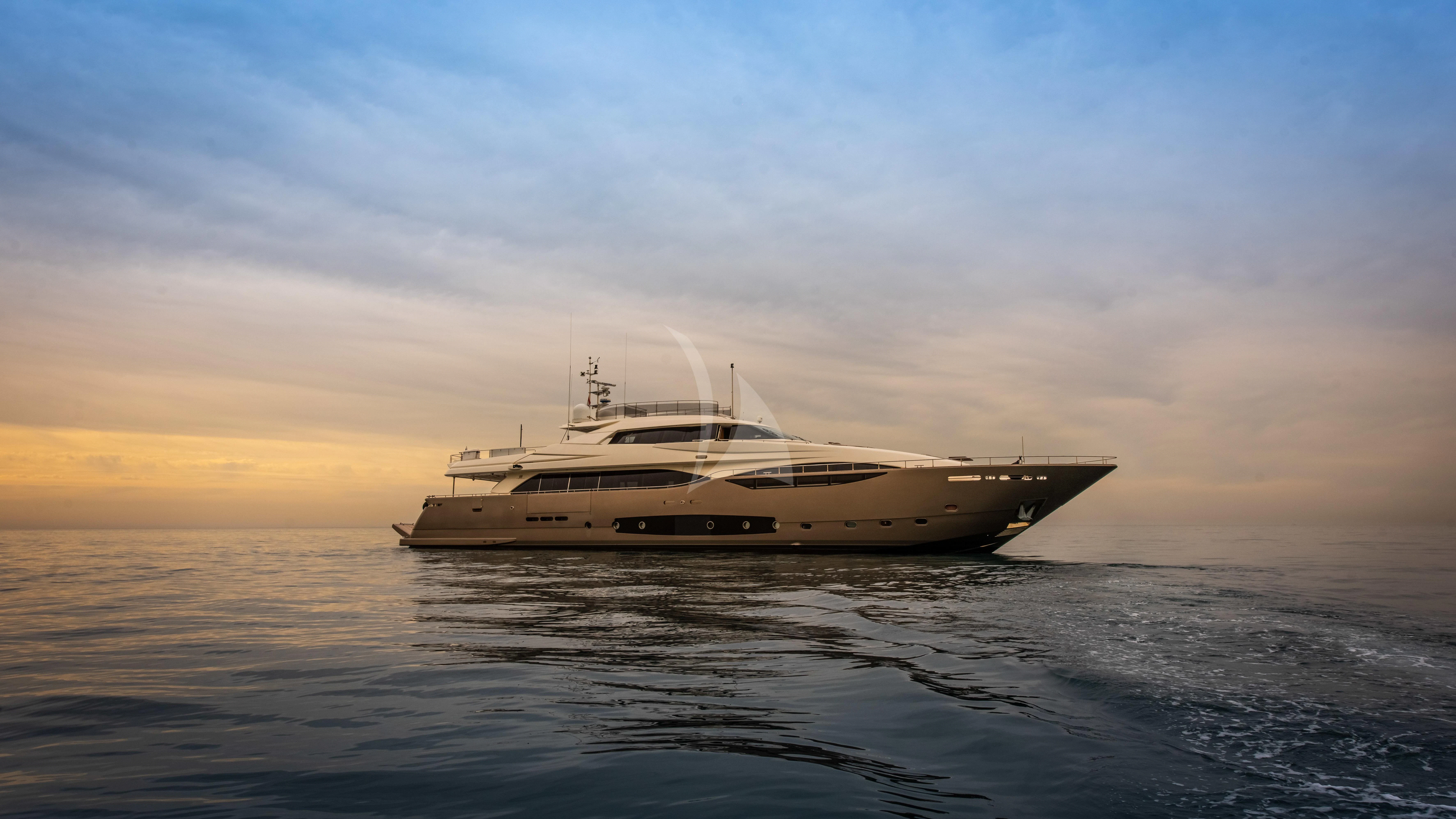 a boat in the water aboard THALYSSA Yacht for Charter