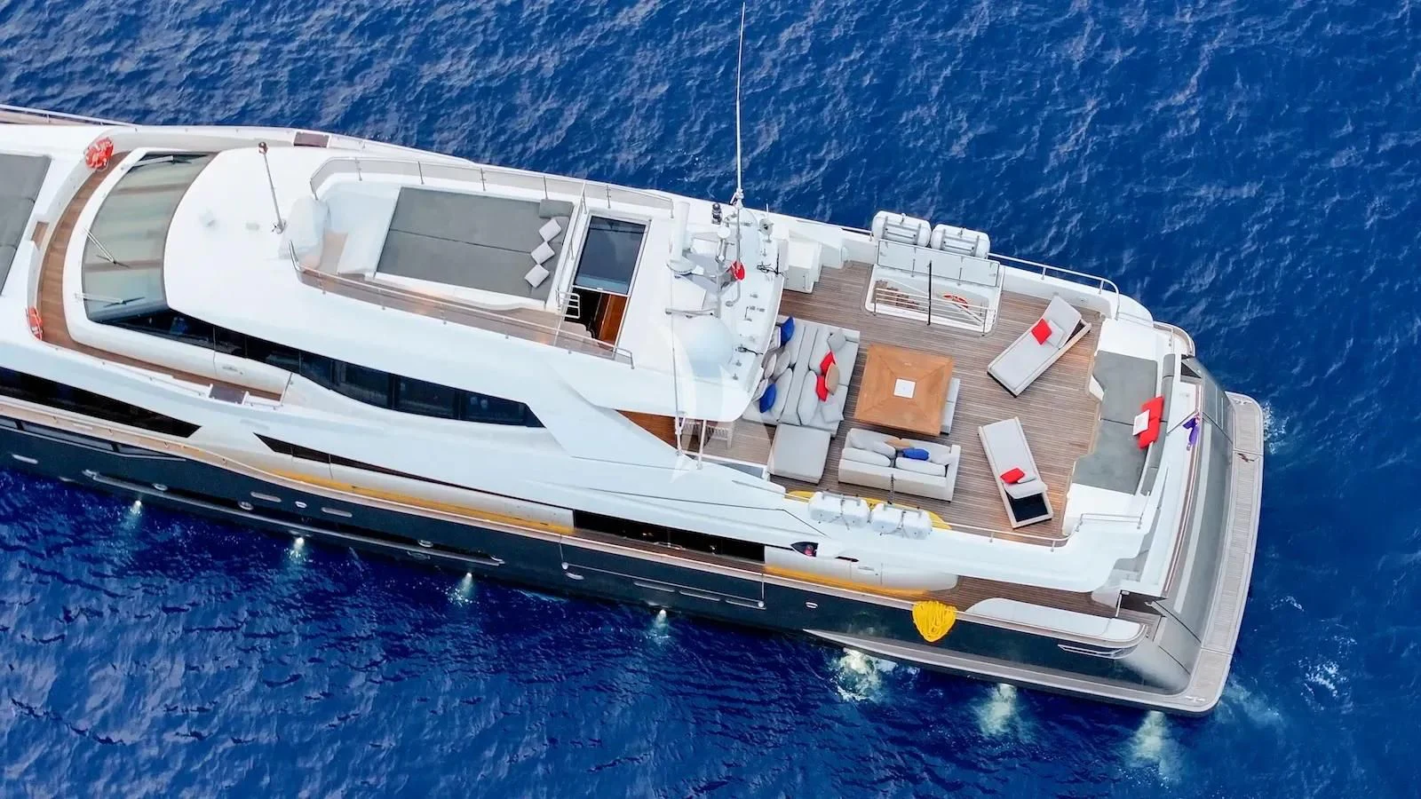 a boat in the water aboard THALYSSA Yacht for Charter