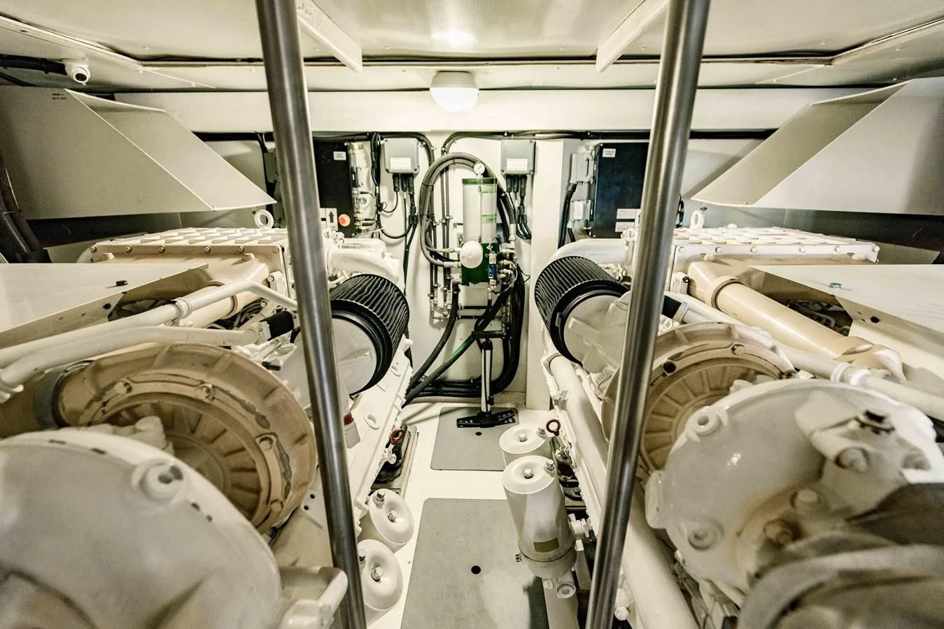 a close-up of a car aboard SYLVIA VI Yacht for Sale