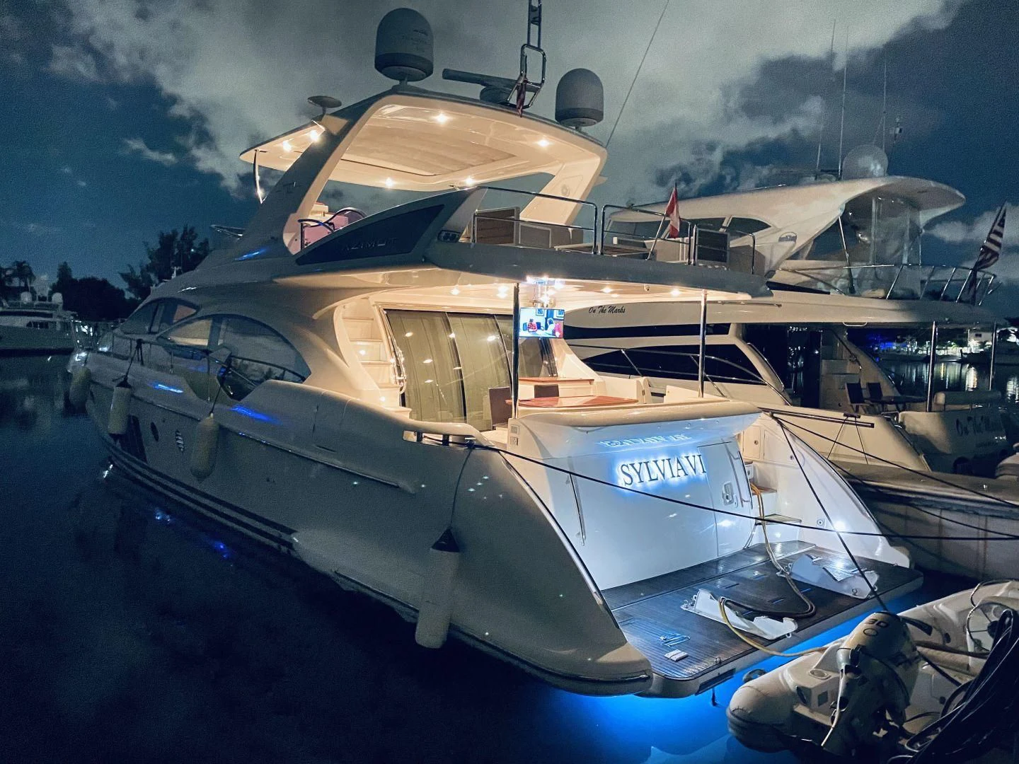 a boat on the water aboard SYLVIA VI Yacht for Sale