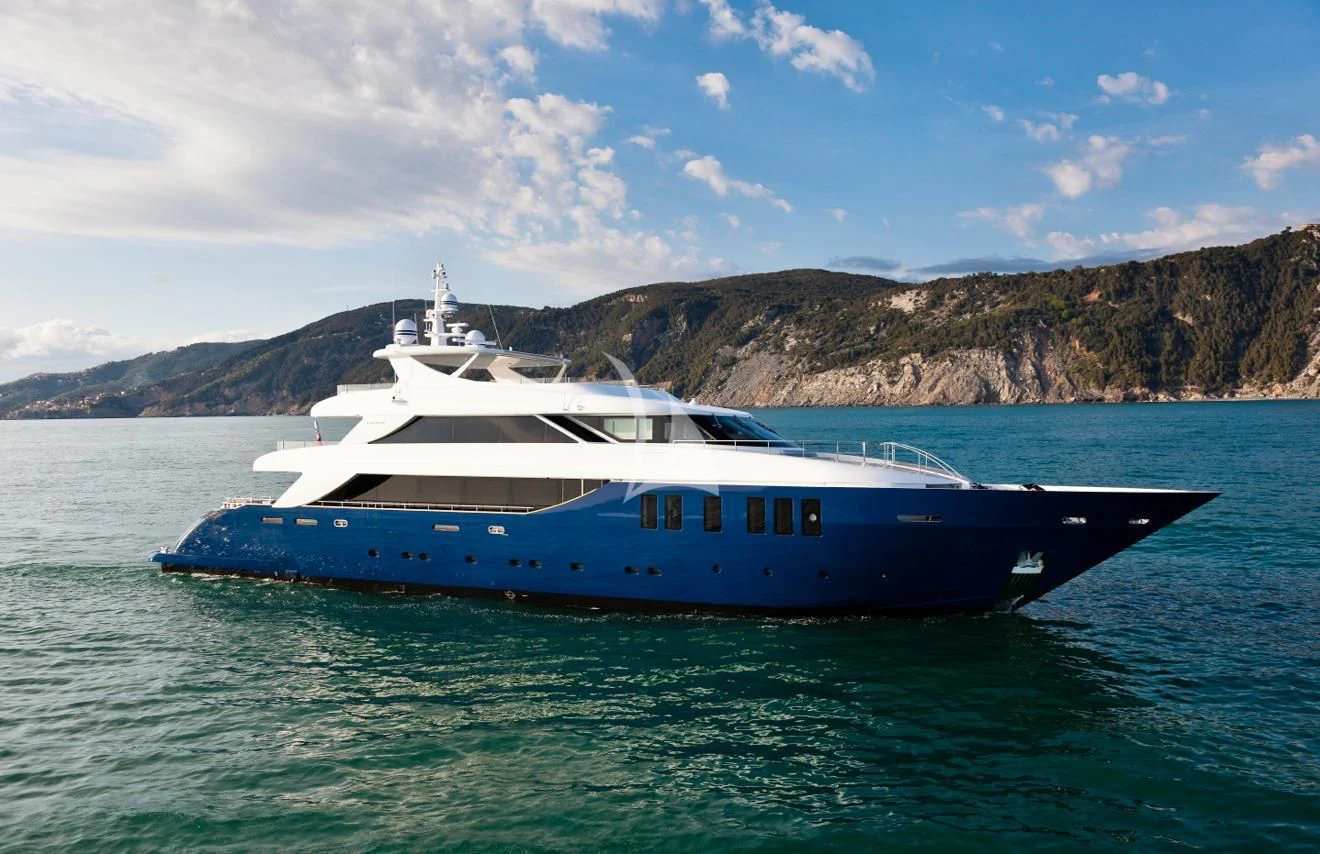 a boat in the water aboard IPANEMAS Yacht for Sale