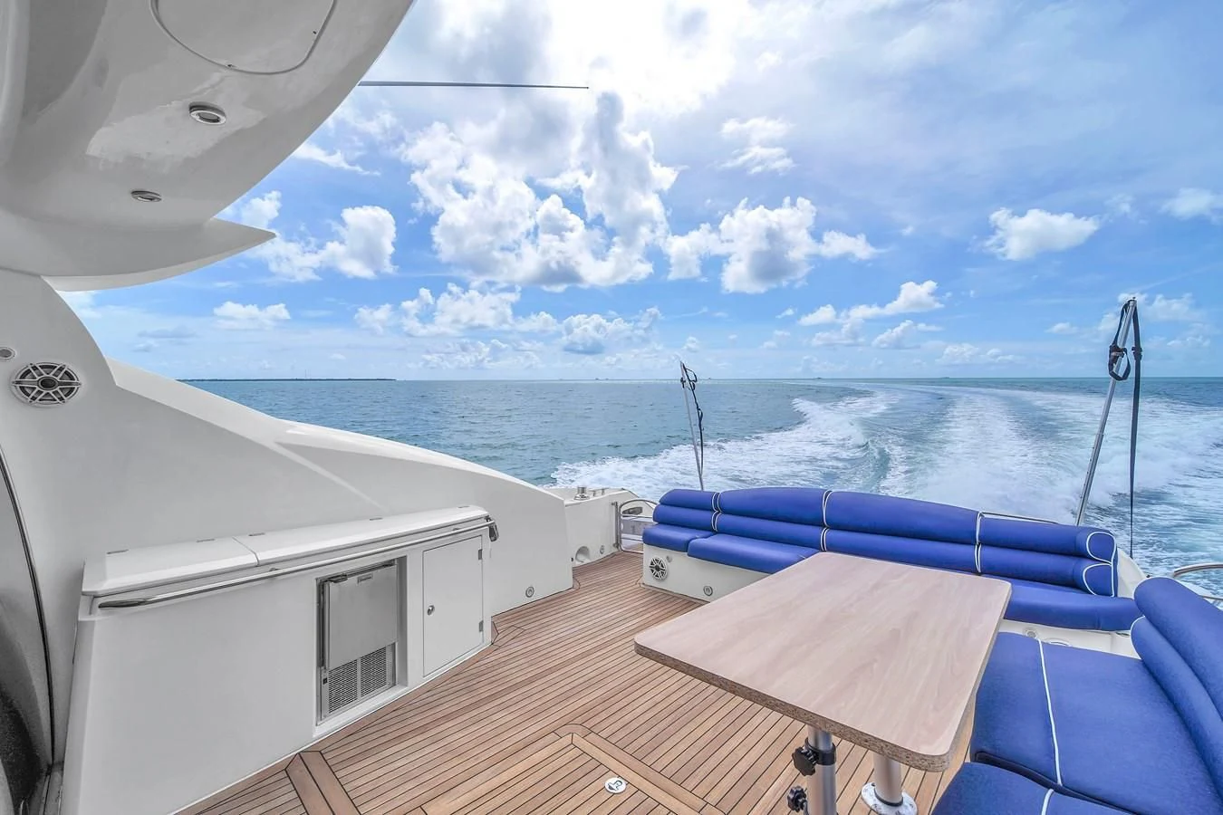 a boat on the water aboard 82' SUNSEEKER PREDATOR 82 Yacht for Sale