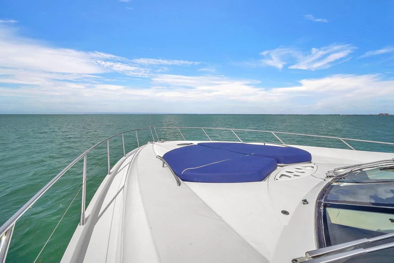a boat on the water aboard 82' SUNSEEKER PREDATOR 82 Yacht for Sale