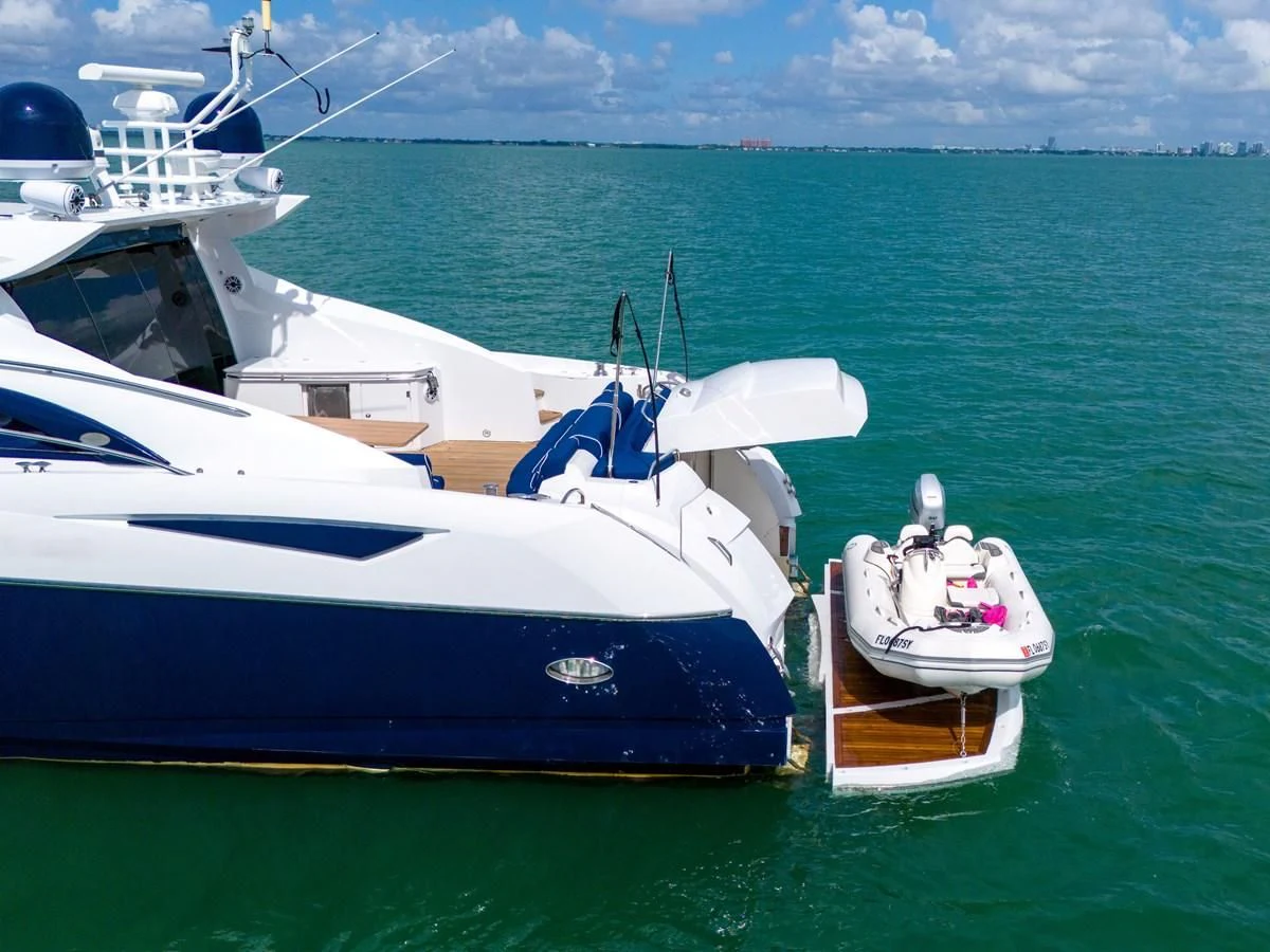 a group of boats in the water aboard 82' SUNSEEKER PREDATOR 82 Yacht for Sale