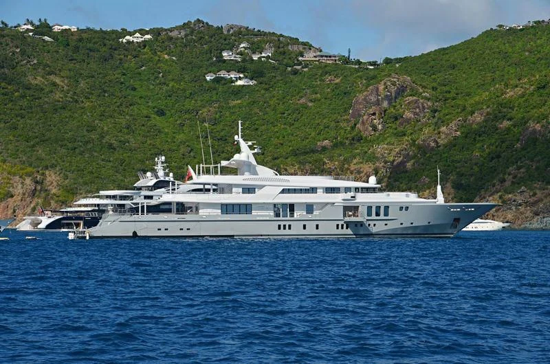 a boat on the water aboard SIREN Yacht for Sale