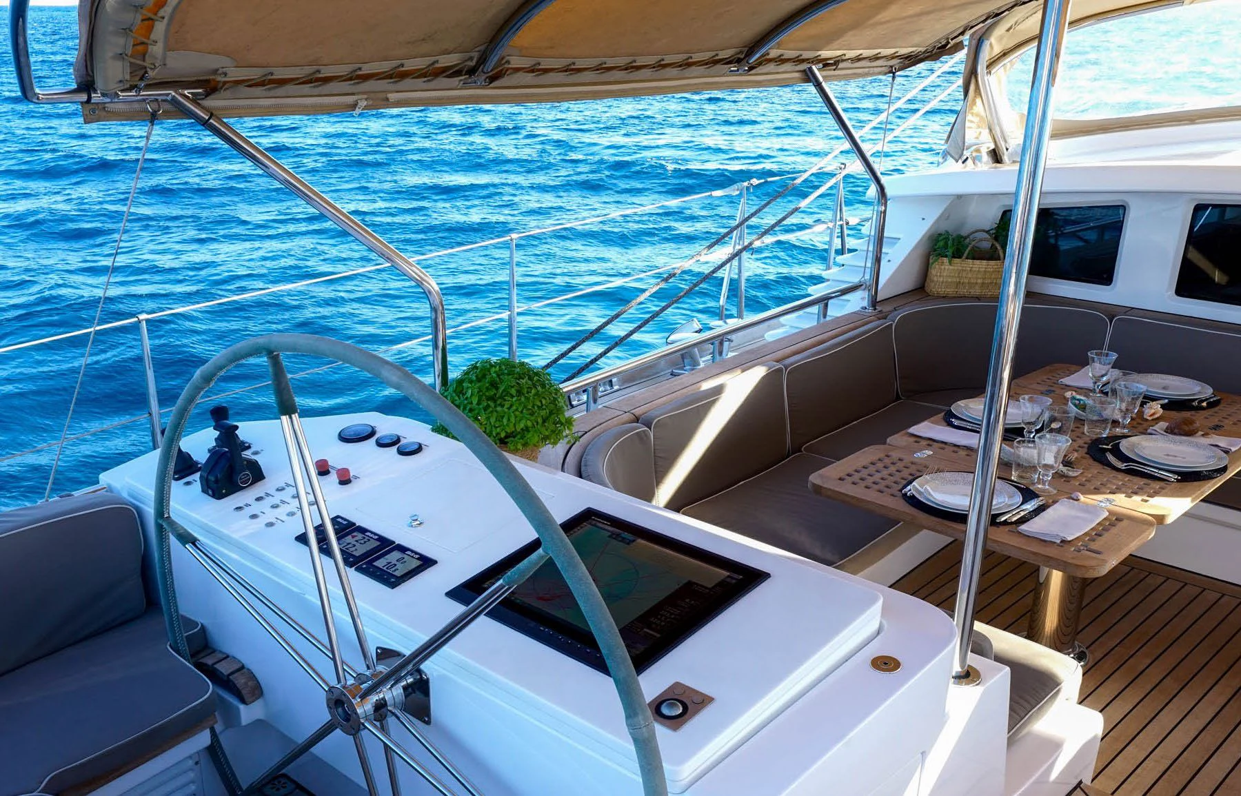 a boat on the water aboard JERSEY PEARL Yacht for Sale