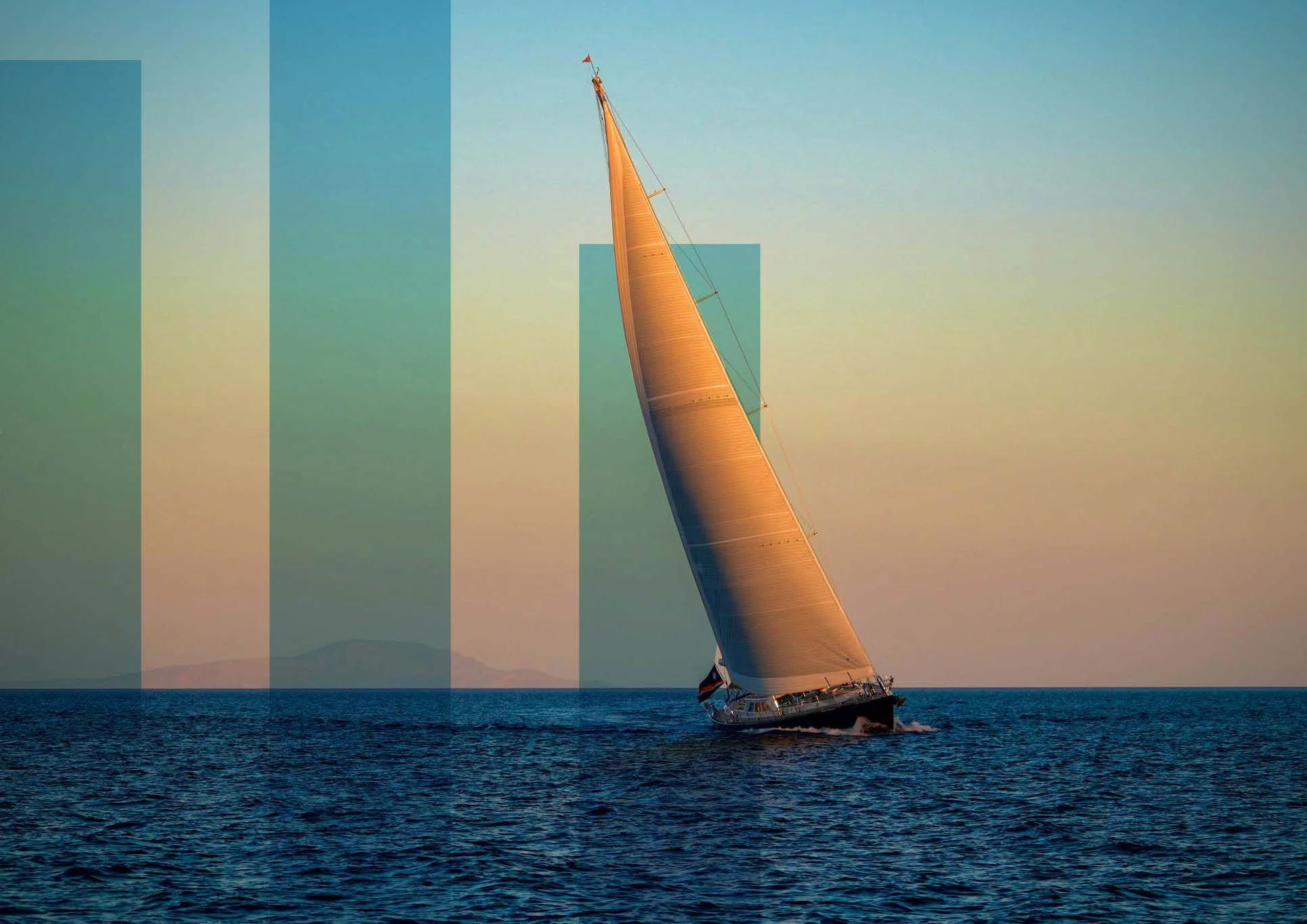 a sailboat on the water aboard JERSEY PEARL Yacht for Sale
