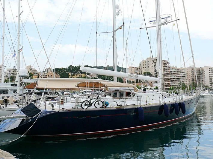 a boat in the water aboard JERSEY PEARL Yacht for Sale