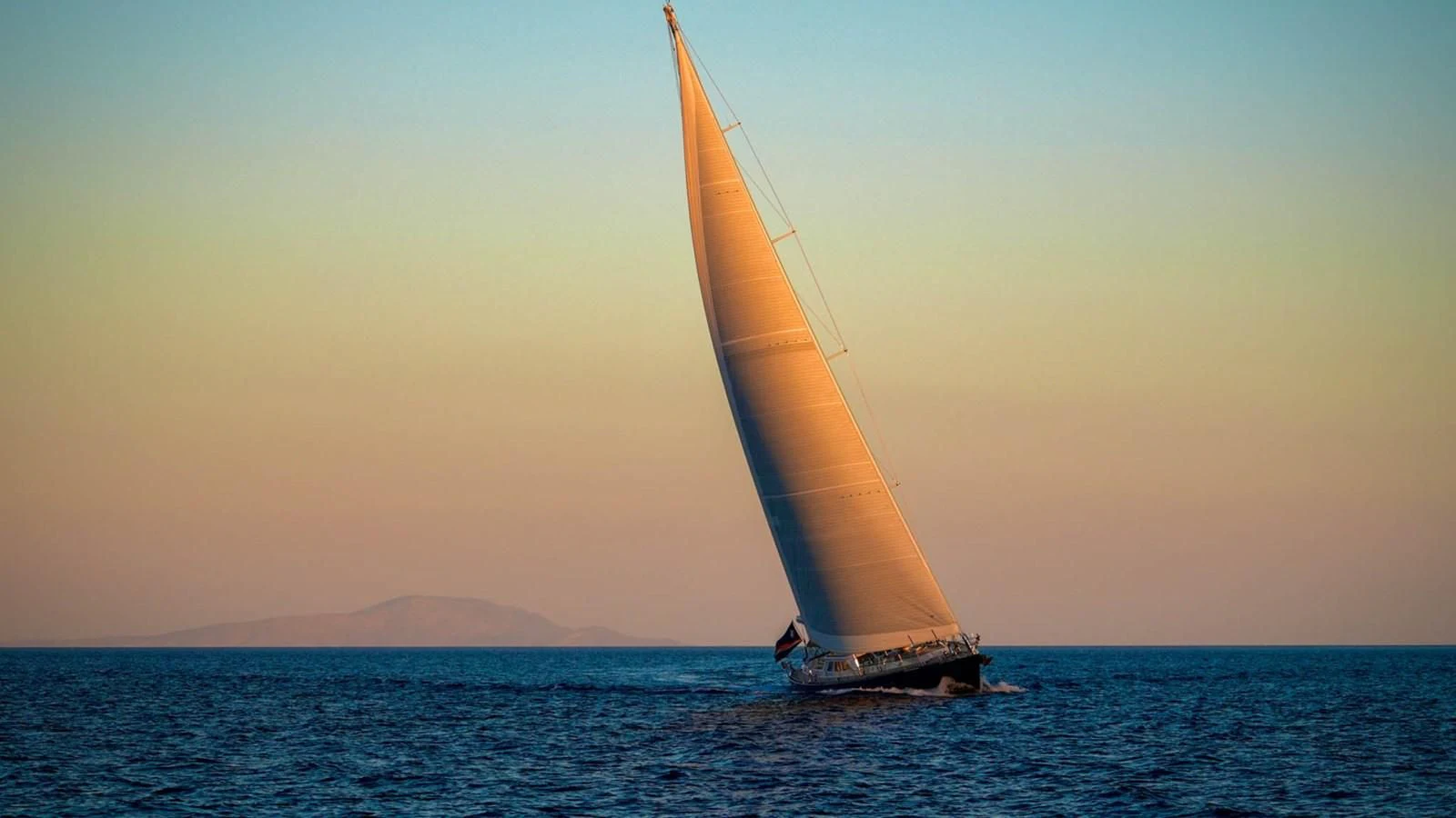 a sailboat in the water aboard JERSEY PEARL Yacht for Sale