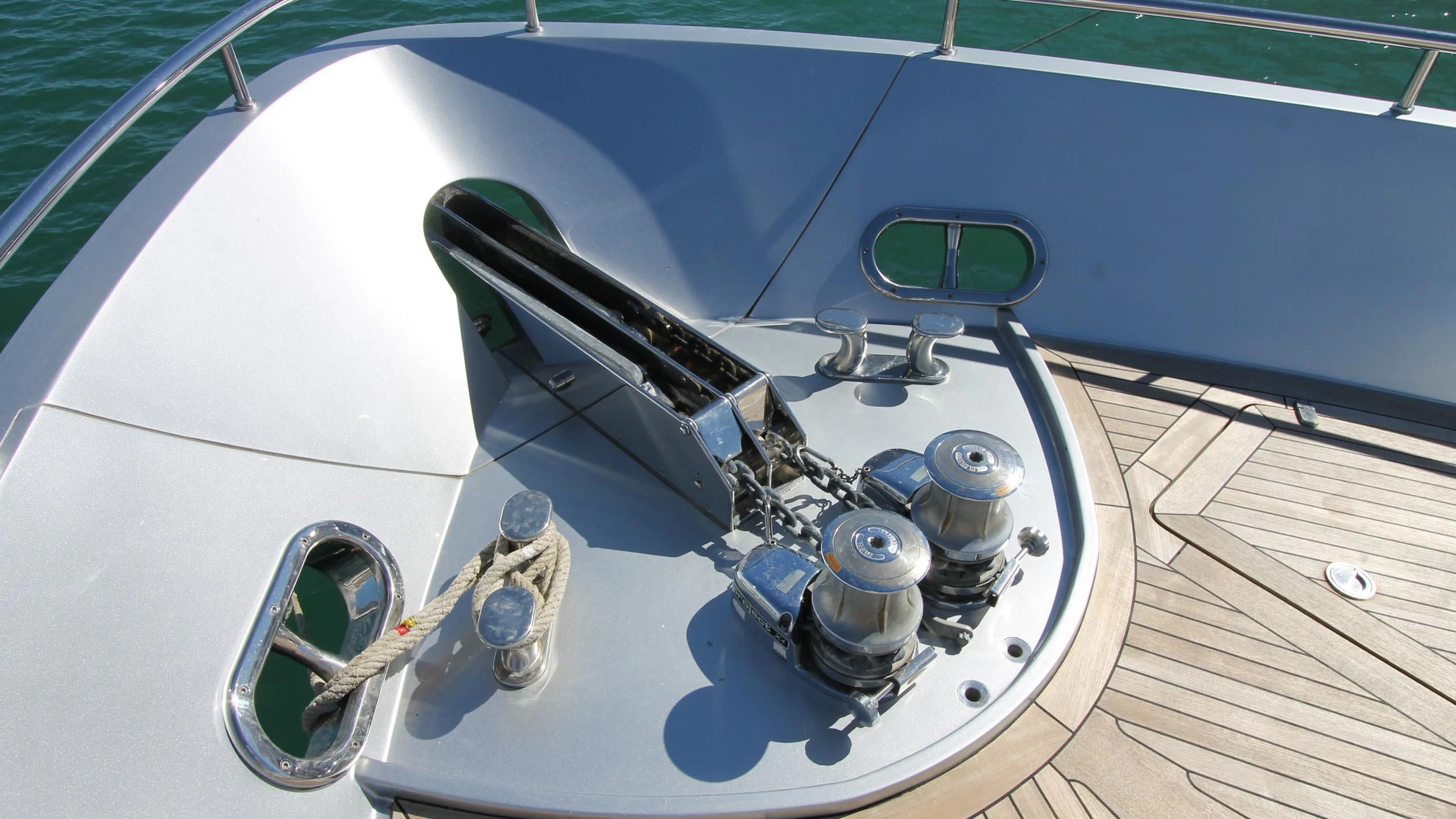 a close-up of a boat aboard A&O Yacht for Sale