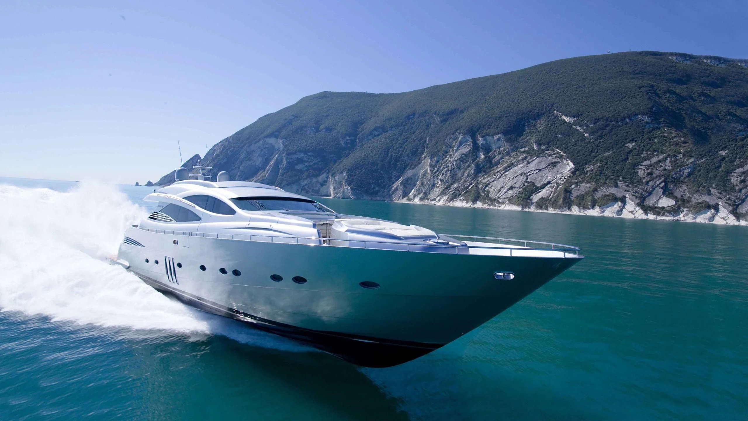 a boat on the water aboard A&O Yacht for Sale