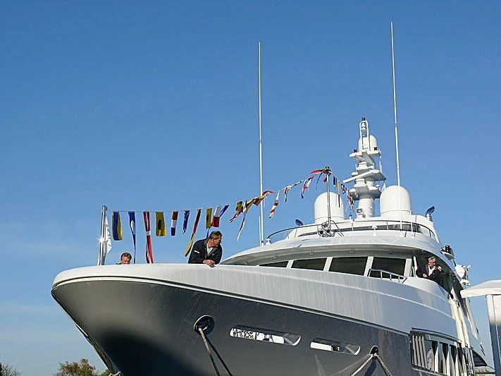 a boat with people on it aboard KATHLEEN ANNE Yacht for Sale