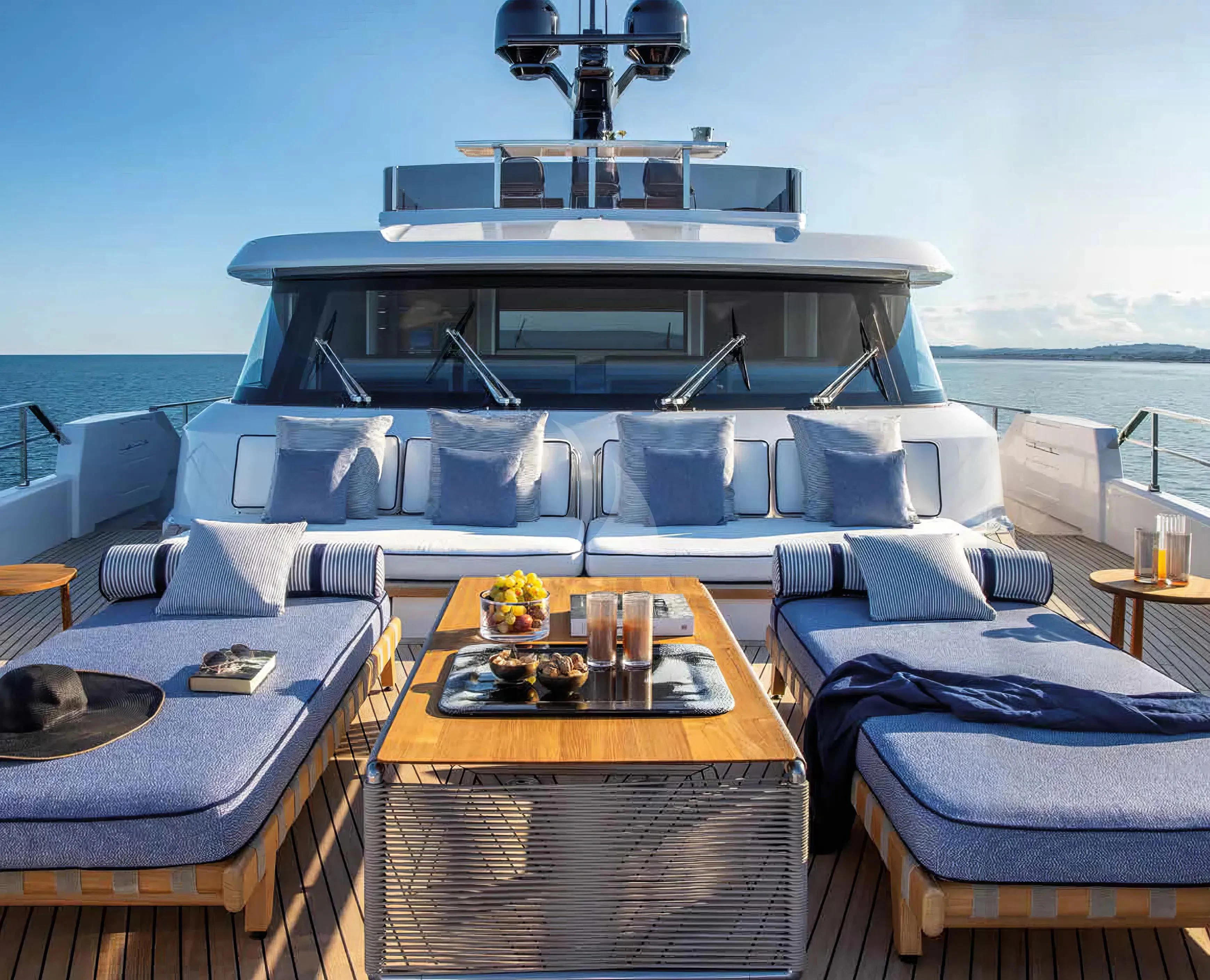 a boat on the water aboard AT ONE Yacht for Charter