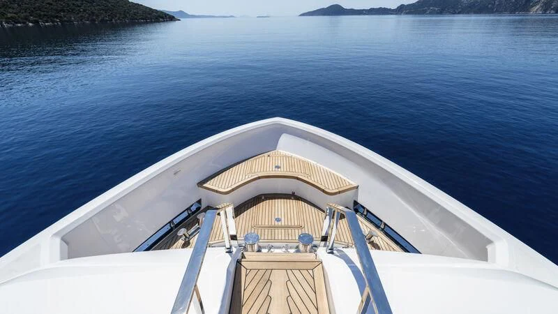 a boat on the water aboard AT ONE Yacht for Charter