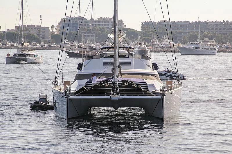 a group of boats in the water aboard MANTANI Yacht for Sale