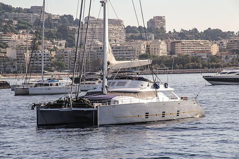 a group of boats in the water aboard MANTANI Yacht for Sale