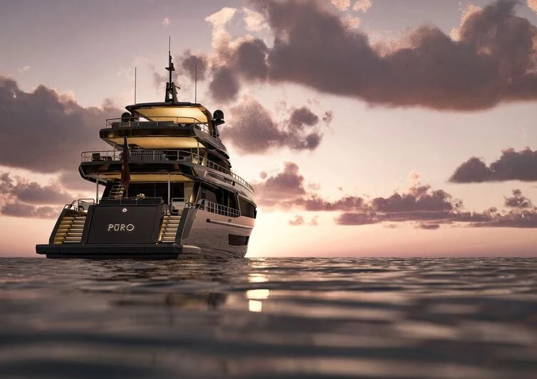 a boat on the water aboard OCEAN ALEXANDER 35P02 Yacht for Sale