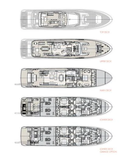 diagram aboard OCEAN ALEXANDER 35P02 Yacht for Sale