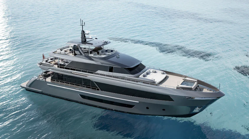 a boat on the water aboard OCEAN ALEXANDER 35P02 Yacht for Sale