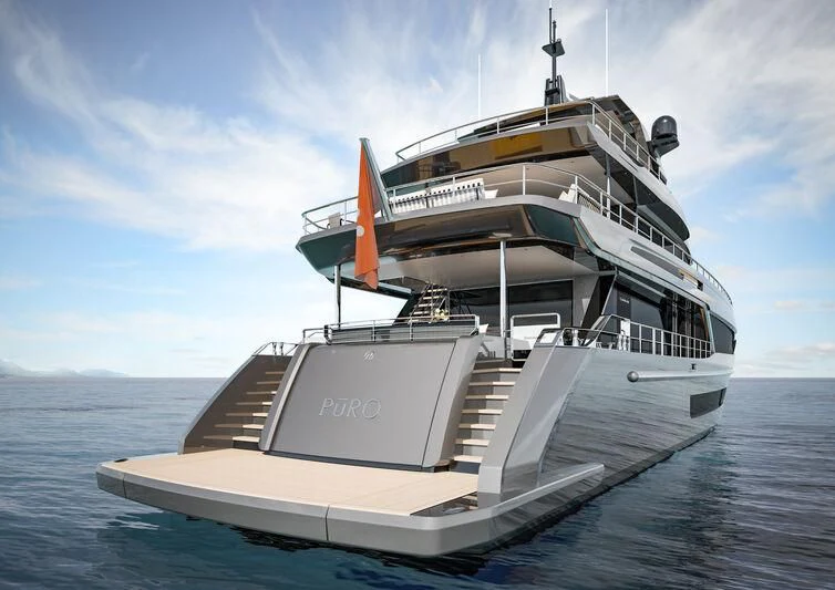 a large ship in the water aboard OCEAN ALEXANDER 35P02 Yacht for Sale