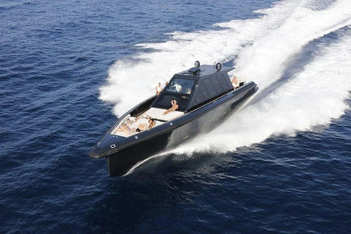 a boat with people on it aboard ASH Yacht for Sale