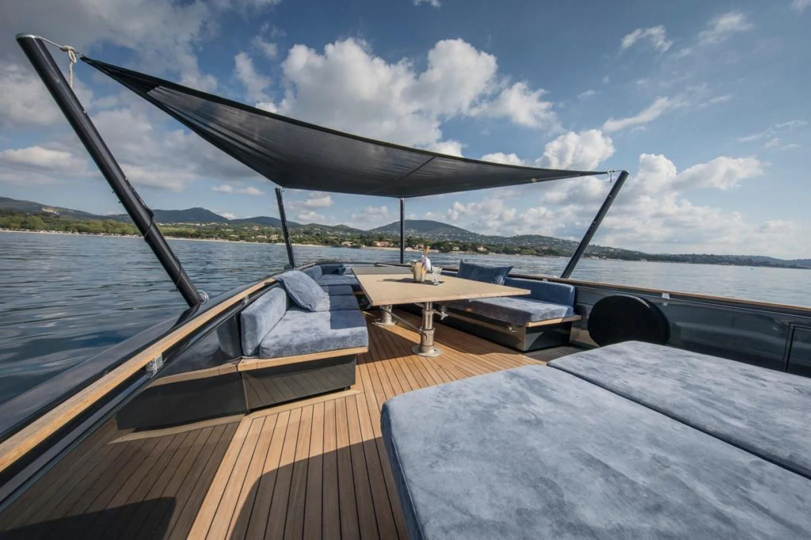 a boat on the water aboard ASH Yacht for Sale