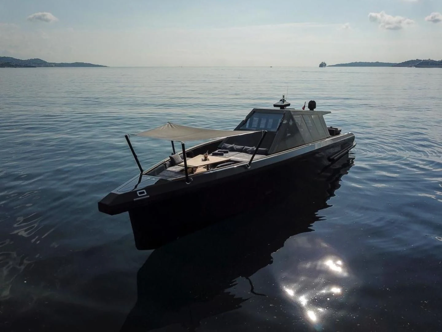 a boat on the water aboard ASH Yacht for Sale
