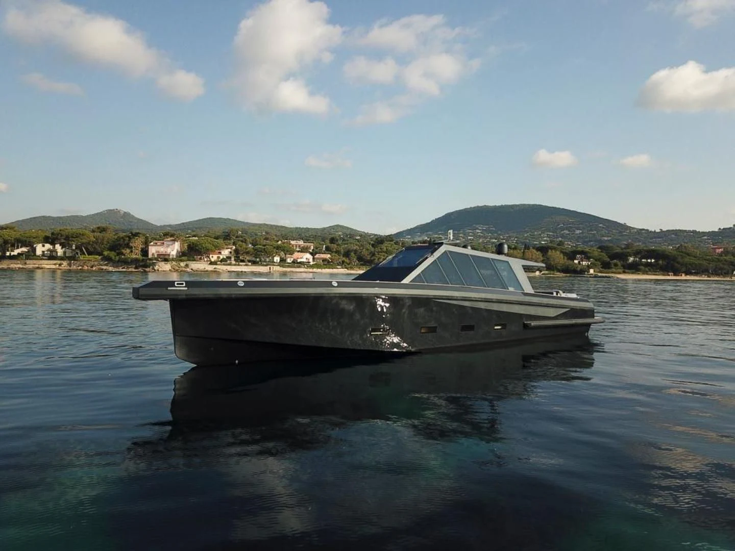 a boat in the water aboard ASH Yacht for Sale