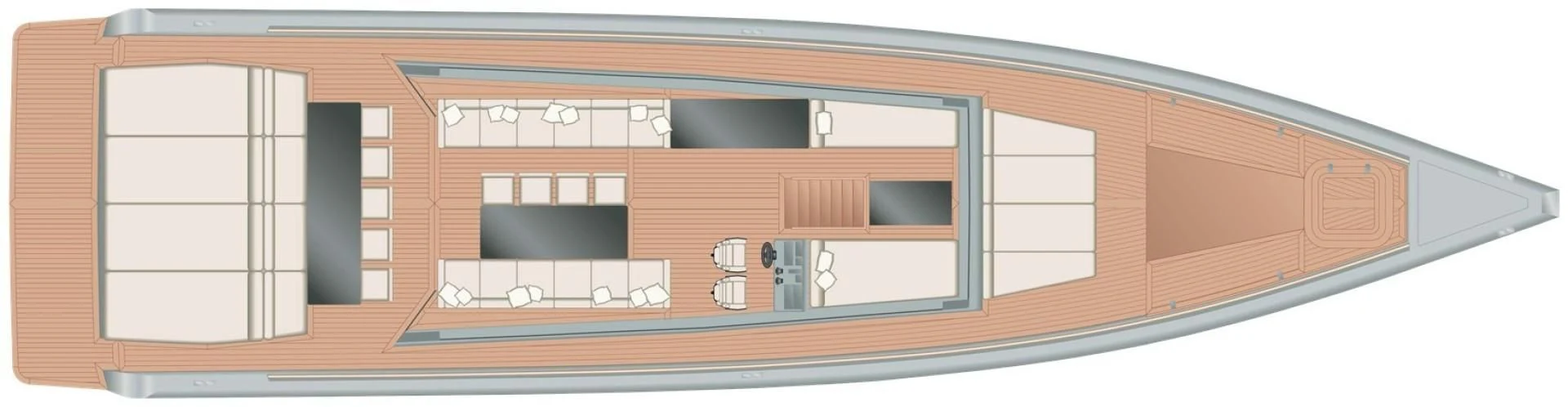 graphical user interface aboard ASH Yacht for Sale