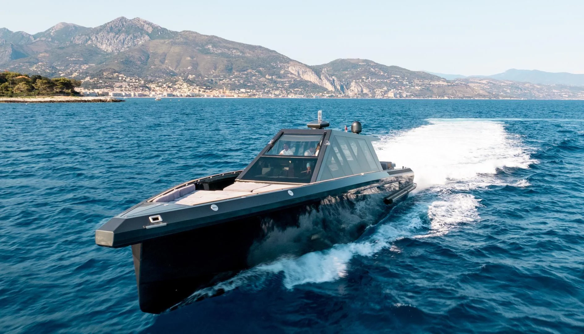 a boat on the water aboard ASH Yacht for Sale