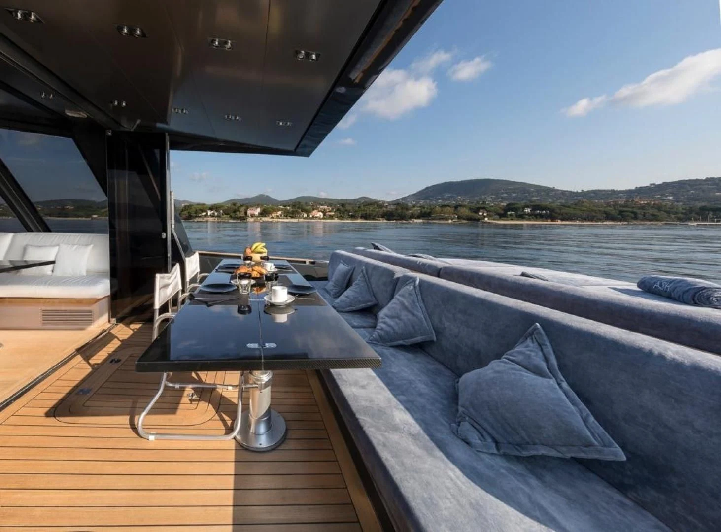 a boat on the water aboard ASH Yacht for Sale