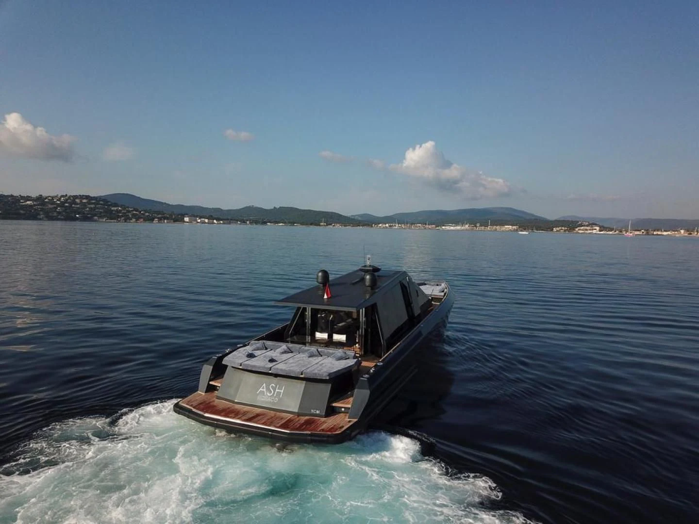 a boat on the water aboard ASH Yacht for Sale
