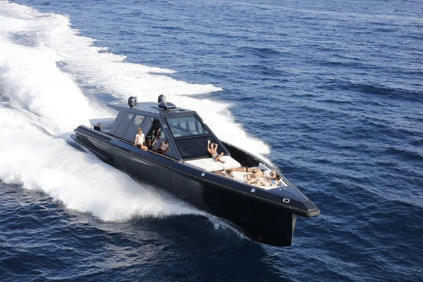 a boat with people in it aboard ASH Yacht for Sale
