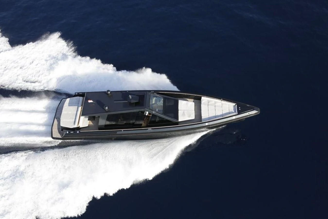 a boat in the water aboard ASH Yacht for Sale