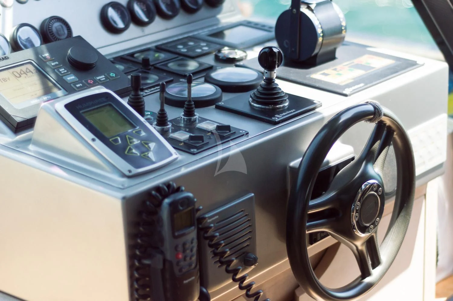 a machine with a key aboard ASH Yacht for Sale