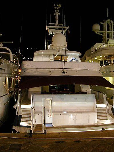 a large machine with a large metal object on top aboard RED SAPPHIRE I Yacht for Sale