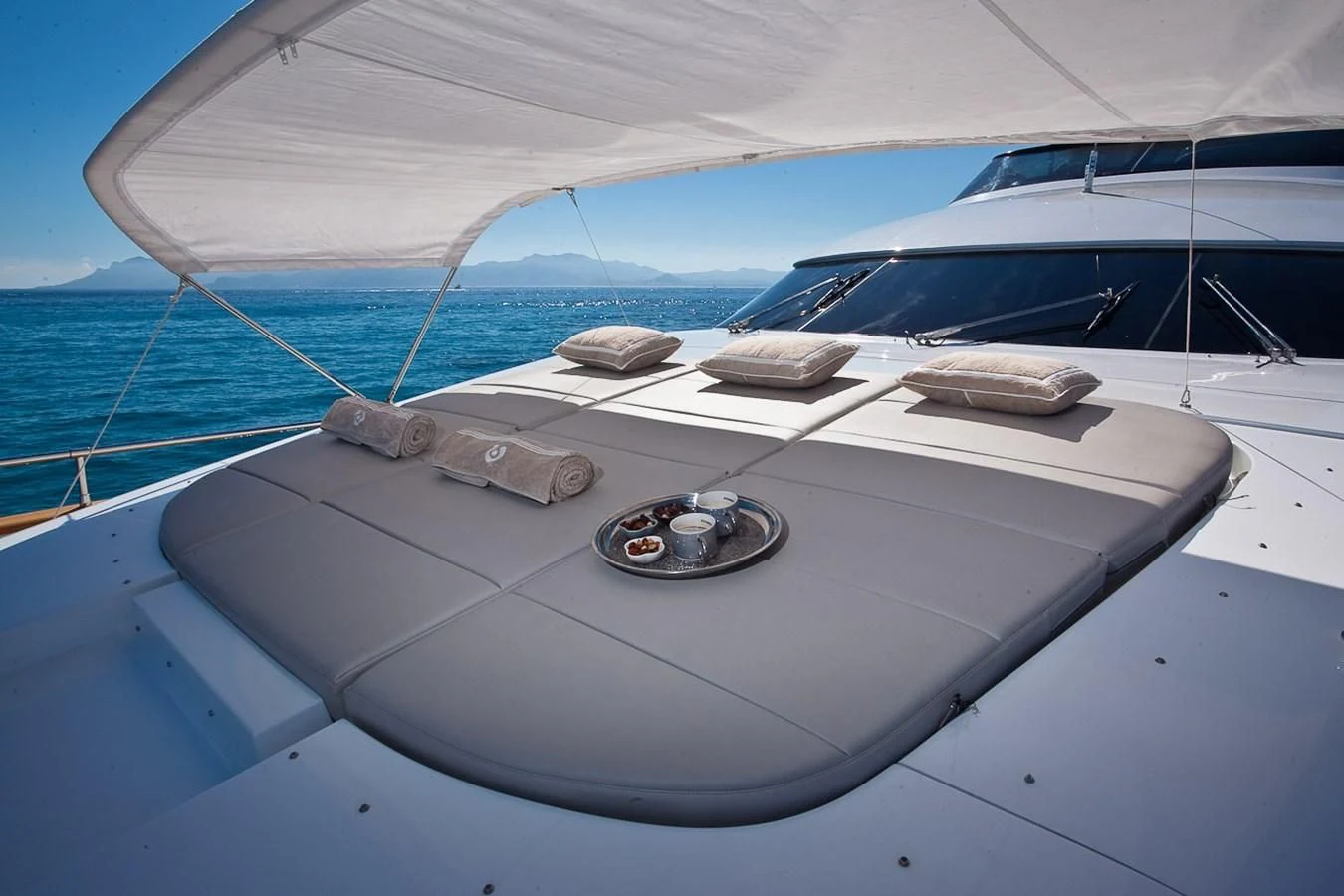 a boat with a motor aboard DADDY'S DREAM 888 Yacht for Charter