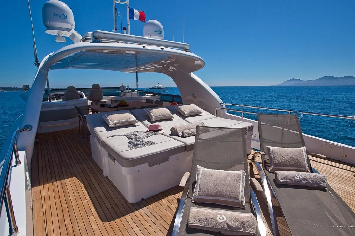 a boat on the water aboard DADDY'S DREAM 888 Yacht for Charter