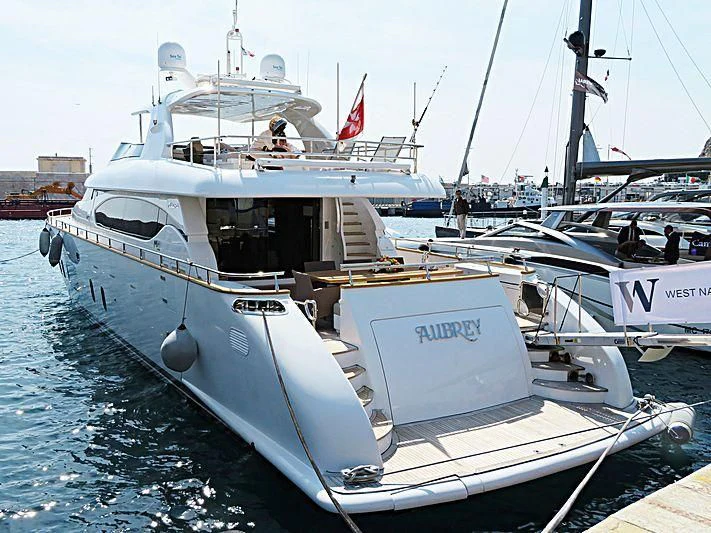 a boat in the water aboard DADDY'S DREAM 888 Yacht for Charter