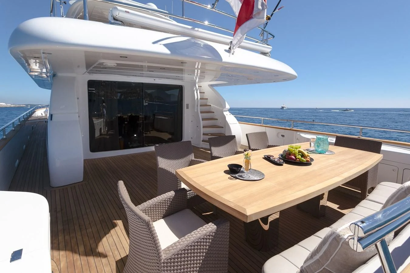 a boat on a boat aboard DADDY'S DREAM 888 Yacht for Charter