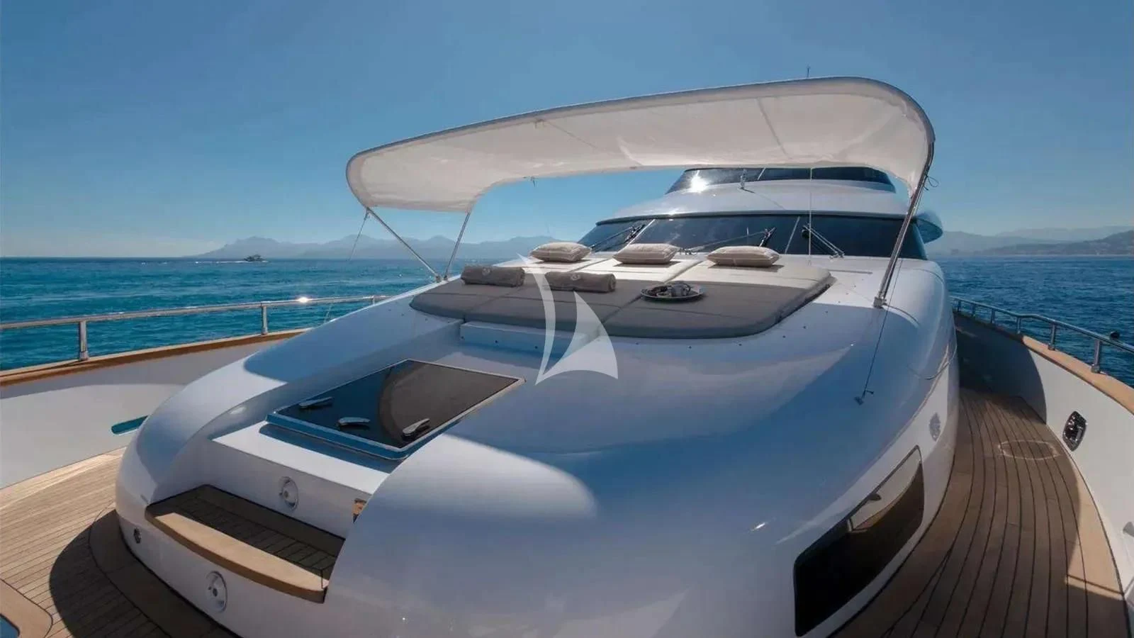 a boat on a deck aboard DADDY'S DREAM 888 Yacht for Charter